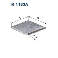 K 1183A FILTRON Фільтр повітря у внутрішньому просторі