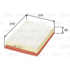 585171 VALEO Повітряний фільтр