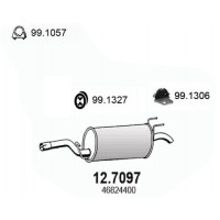 12.7097 ASSO Глушник вихлопних газів кінцевий