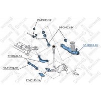 57-00185-SX STELLOX Ричаг незалежної підвіски колеса, подвеска колеса
