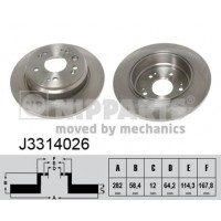 J3314026 NIPPARTS Гальмівний диск