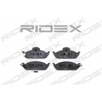 402B0162 RIDEX Комплект гальмівних колодок дисковий гальм