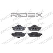 402B0162 RIDEX Комплект гальмівних колодок дисковий гальм