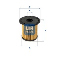 26.690.00 UFI Паливний фільтр