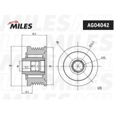 AG04042 MILES Механізм вільного ходу генератора