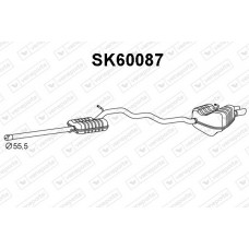 SK60087 VENEPORTE Глушник вихлопних газів кінцевий