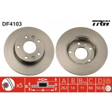 DF4103 TRW Гальмівний диск