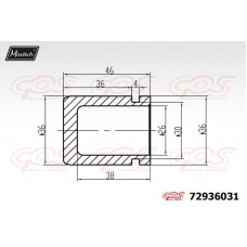 72936031 MAXTECH Поршень корпус скоби гальма