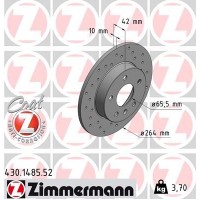 430.1485.52 ZIMMERMANN Гальмівний диск