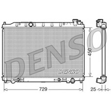 DRM46029 DENSO Радіатор охолодження двигуна