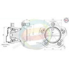 70-060122 MULTIPARTS Комплект підшипника ступиці колеса