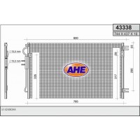 43338 AHE Конденсатор кондиціонера