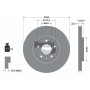BDS2091 BENDIX Braking Гальмівний диск