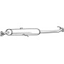 285-281 BOSAL Середній глушник вихлопних газів