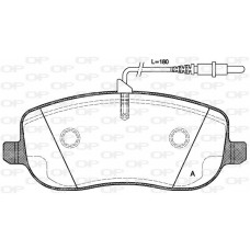 BPA0879.12 OPEN PARTS КомплеК т гальмівних колодок, дискове гальмо