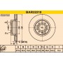 BAR22210 BARUM Гальмівний диск