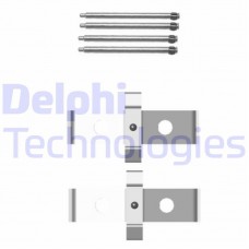 LX0408 DELPHI Комплектуючі колодки дискового гальма