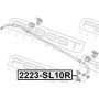 2223-SL10R FEBEST Тяга стійка стабілізатор