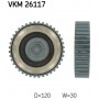 VKM 26117 SKF Паразитный / Ведущий ролик, Зубчастий ремінь