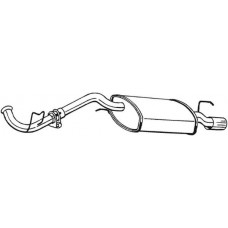 282-511 BOSAL Глушник вихлопних газів кінцевий
