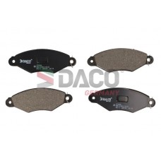 323938 DACO Germany Комплект гальмівних колодок дисковий гальм