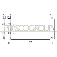 DS710C001 PRASCO Конденсатор кондиціонера