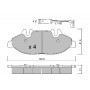 BPMB-1012 AISIN Комплект гальмівних колодок дисковий гальм