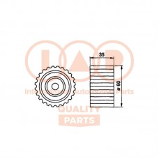 127-15032 IAP QUALITY PARTS Натяжний ролик ремінь ГРМ