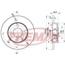 BD3632 FREMAX BRAKE DISC HIGH CARBON