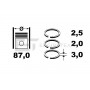 R4001100 ET ENGINETEAM Комплект поршневих кілець
