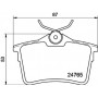 8DB 355 014-081 HELLA Комплект гальмівних колодок, дискове гальмо