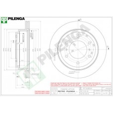 V410 PILENGA Гальмівний диск