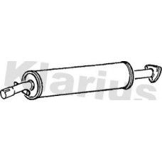 220194 KLARIUS Середній глушник вихлопних газів