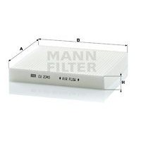 CU 2345 MANN-FILTER Фільтр повітря у внутрішньому просторі