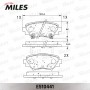 E510441 MILES Комплект гальмівних колодок дисковий гальм