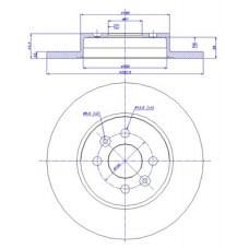142.1254 CAR Гальмівний диск