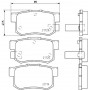 8DB 355 016-451 HELLA Комплект гальмівних колодок, дискове гальмо