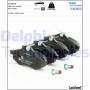 LP1716 DELPHI Комплект гальмівних колодок дисковий гальм