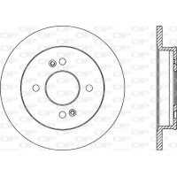 BDA2184.10 OPEN PARTS Гальмівний диск