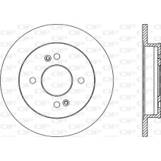 BDA2184.10 OPEN PARTS Гальмівний диск