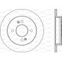 BDA2184.10 OPEN PARTS Гальмівний диск