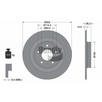 BDS1486 BENDIX Braking Гальмівний диск