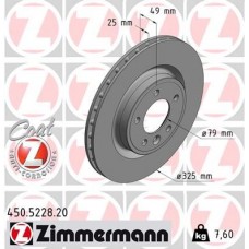 450.5228.20 ZIMMERMANN Гальмівний диск