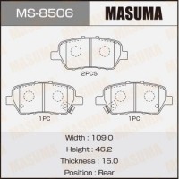MS8506 MASUMA Колодки гальмівні