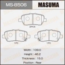 MS8506 MASUMA Колодки гальмівні