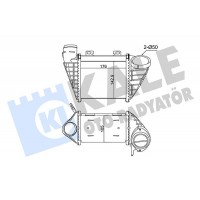 352460 KALE OTO RADYATÖR Интеркулер