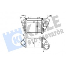 352460 KALE OTO RADYATÖR Интеркулер
