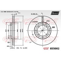 855002 MAXTECH Гальмівний диск