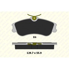 23346 193 24 KALE Комплект гальмівних колодок дисковий гальм