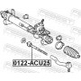 0122-ACU25 FEBEST Осьовий шарнір рульова тяга
